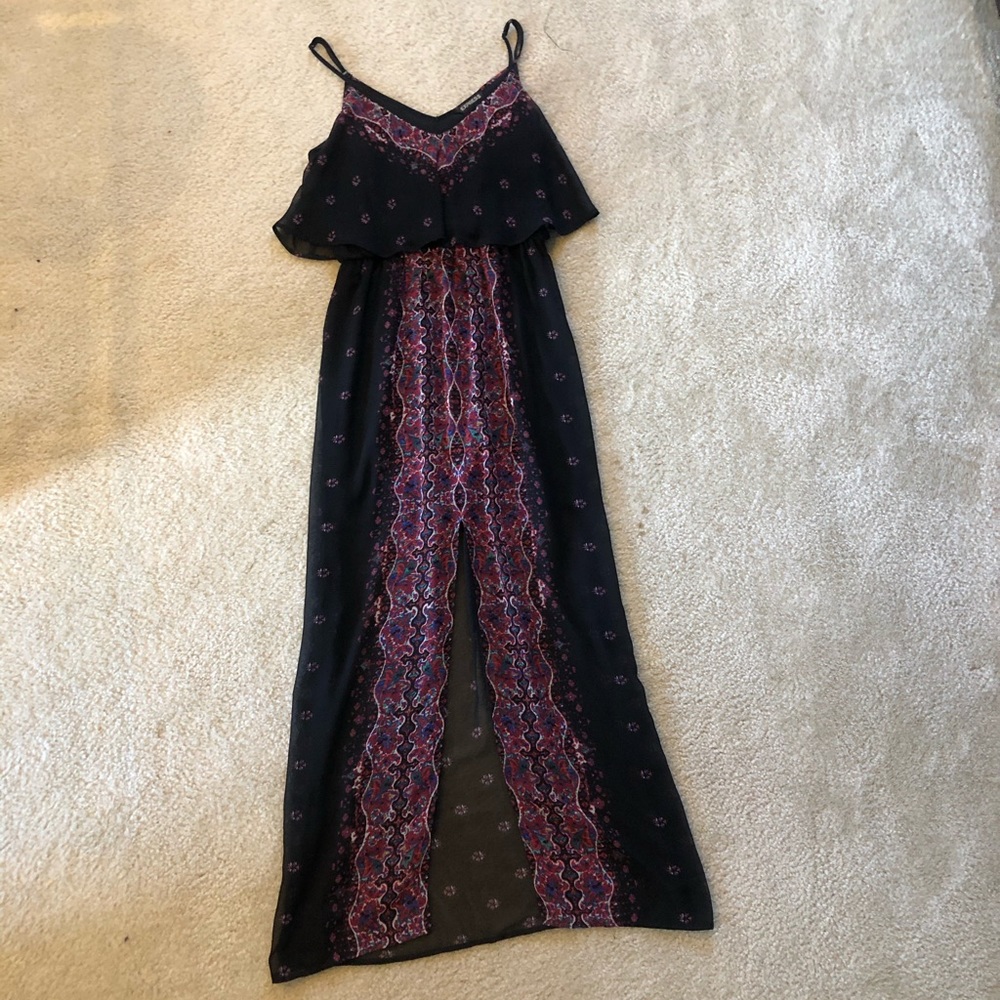 Layered maxi dress